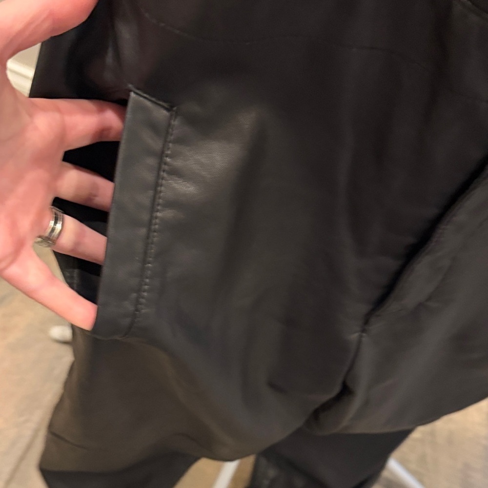 Free People Black leather Overalls - Picture 6 of 11